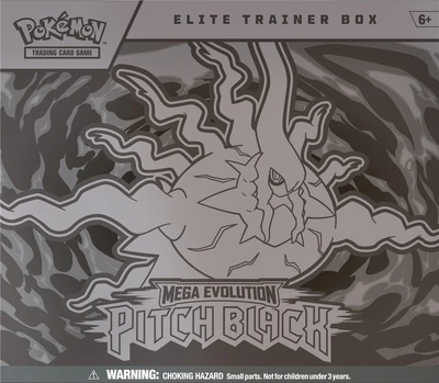 Набір карток Pokemon TCG: Mega Evolution - Pitch Black - Elite Trainer Box (196214142138)