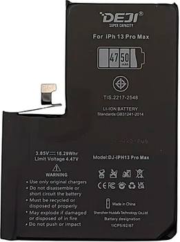 Акумулятор DEJI до Apple iPhone 13 Pro Max 4750 mAh (9990000110209)