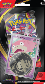 Набір карток Pokemon TCG: Mega Evolution 05 - Pitch Black - Checklane Blister 12 шт (ZES196214142589)