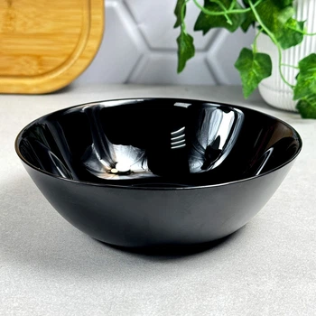 Салатник Luminarc Zelie Black V7148 160 мм черный стеклокерамический