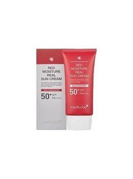 Сонцезахисний крем Medicube Red Moisture Real Sun Cream SPF50+ PA++++ 50 мл для зволоження та захисту шкіри
