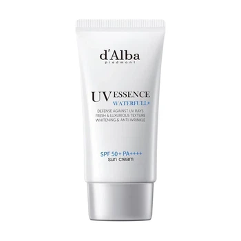 Водостійка сонцезахисна есенція для обличчя d’Alba UV Essence Waterfull+ Sunscreen SPF50+ PA++++ 50 мл для захисту шкіри