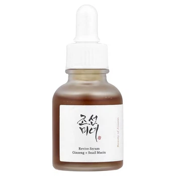 Сироватка Beauty of Joseon Revive Serum Ginseng + Snail Mucin 30 мл — відновлююча сироватка з женьшенем та муцином равлика