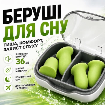 Беруши для сна многоразовые защита слуха от взрывов для Сна Работы Концертов Pavlysh СС-22G