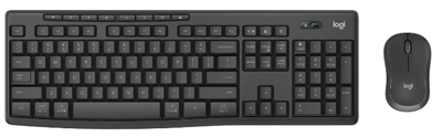 Клавіатура LOGITECH MК370 for Business Wireless + мишка бездротова, graphite (920-012077)