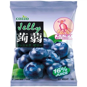 Желе порционное из конжака со вкусом черники Cozzo 160г