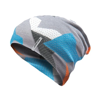 Шапка Merino Impress L blue-camo унісекс мериносовий матеріал
