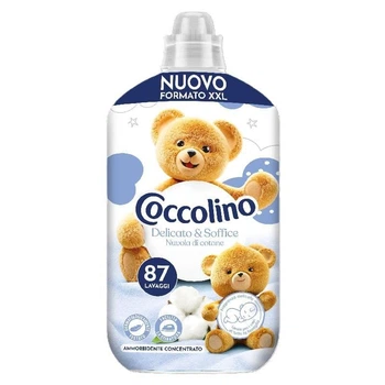 Концентрированный ополаскиватель для белья Coccolino Delicato & Soffice Nuvola di Cotone Нежное и мягкое облако хлопка 1827 мл