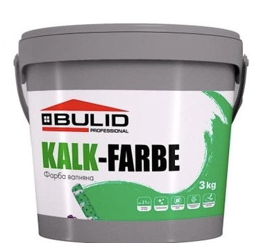 Краска "KALK FARBE" известковая 3кг ТМ «BULID»