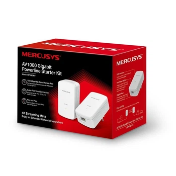 Комплект адаптерів Powerline Mercusys MP500 Kit (AV1000, 1xGE, 2 шт) (MP500KIT)