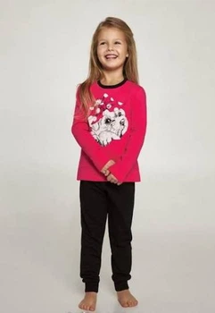 Дитяча піжама Ellen Adele gnp 083/001 128 см рожевий/чорний