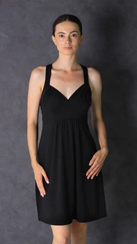 Ночная платье женское ellen LEONORA 118/21/01 XL черный