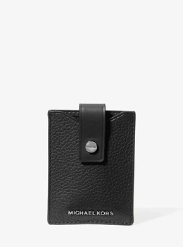 Кожаный картхолдер Michael Kors с логотипом 1160476932 (Черный One size)