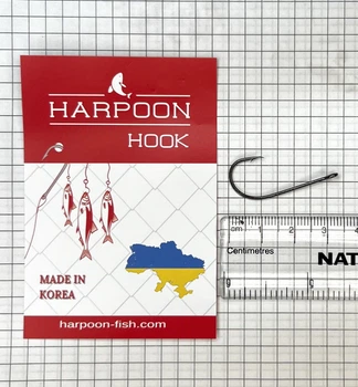 Гачки HARPOON BIG EAR KOREA №1/0 5шт