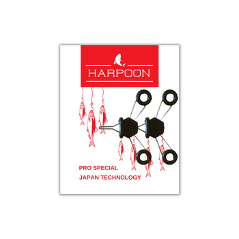 Кліпса на макушатник HARPOON №3 Подвійна 2шт