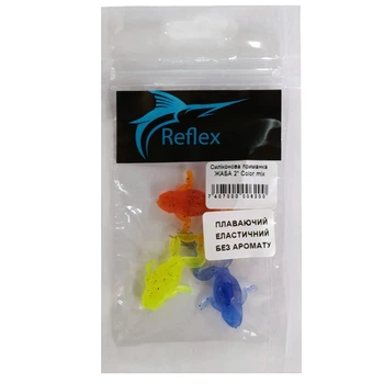 Силіконова приманка Reflex ЖАБА 2" Color mix