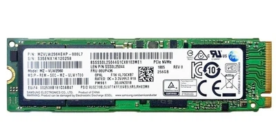SSD-накопитель 256 ГБ Samsung PM961 (M.2 2280, NVMe, TLC, MZ-VLW2560) Б/У