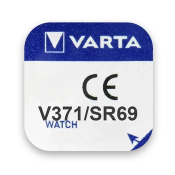 Батарейка годинникова Varta V371/SR69 (SR920SW, G6, 171), 1.55V, блістер 1шт