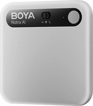 Диктофон с искусственным интеллектом Boya Notra Silver