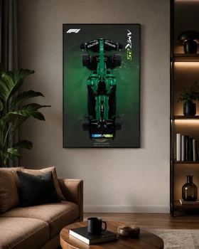 Настінна рамка-підставка для Конструктора LEGO Формули-1» Aston Martin Aramco AMR25 (42240) Frame / Display