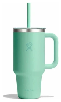 Термочашка Hydro Flask 950 ml Travel Tumbler Clear Lid (mermaid green)