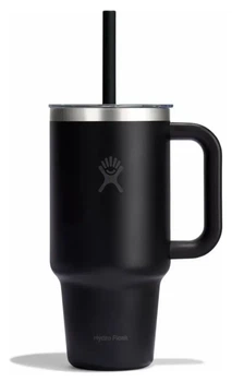 Термочашка Hydro Flask 950 ml Travel Tumbler Clear Lid (Black)