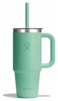 Термочашка Hydro Flask 700 ml Travel Tumbler Clear Lid (mermaid green)