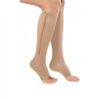 Компрессионные гольфы на молнии Zip Sox (Зип Сокс), размер L/XL