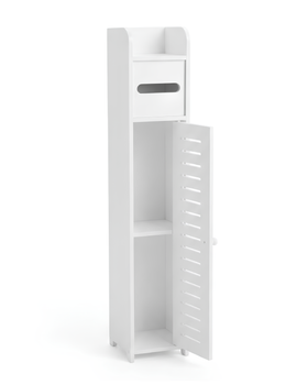 Вузький шафа для ванної кімнати і туалету Dometic PK-01 підлоговий 80см*15см*15см легкий вологостійкий 2 відділення