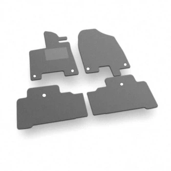 Двошарові килимки Sotra Premium Grey для Acura MDX (mkIII)(гібрид)(1-2 ряд) 2013-2020 (ST 04667-PR-Grey)