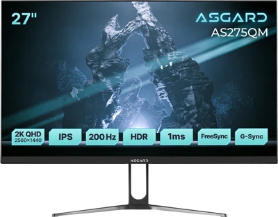 Монитор 27" ASGARD Gaming AS275QM IPS Black 200Hz