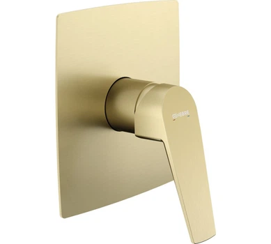 Змішувач для душу прихованого монтажу GENEBRE KLOE Brushed Gold матове золото 69115345166