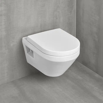 Унітаз підвісний Villeroy&Boch Architectura 5684CL01 з кришкою Soft Close та змивом Twistflush, білий глянець
