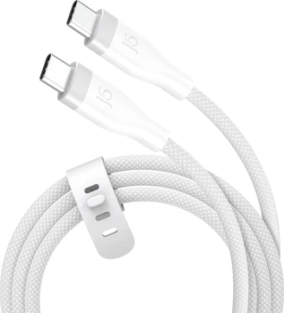 Кабель J5create USB 2.0 480Mbps, 60W 1.8 м (JUCX18L18W-N)