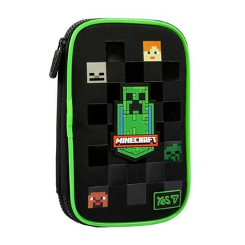 Пенал мягкий Yes PH-35 Minecraft Reality, с LED (533778)
