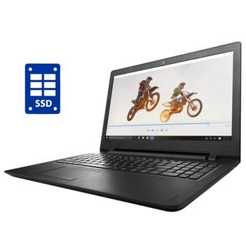 Ноутбук Б-класс Lenovo IdeaPad 110 / 15.6" (1366x768) TN / Intel Pentium 4405U (2 (4) ядра по 2.1 GHz) / 8 GB DDR4 / 128 GB SSD / Intel HD Graphics 510 / WebCam / Win 10 б/у