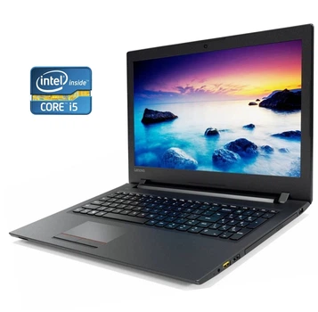 Ноутбук Б-клас Lenovo IdeaPad V510-15IKB / 15.6" (1920x1080) TN / Intel Core i5-7200U (2 (4) ядра по 2.5 - 3.1 GHz) / 8 GB DDR4 / 256 GB SSD / Intel HD Graphics 620 / WebCam / DVD-ROM / Win 10 Pro б/в