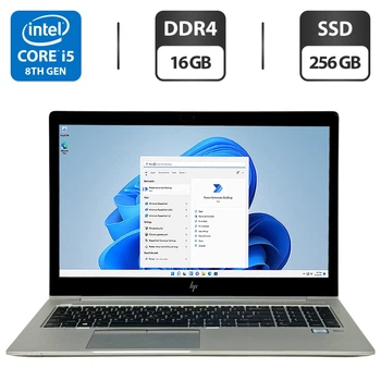 Ультрабук Б-клас HP EliteBook 850 G6 / 15.6" (1920x1080) IPS / Intel Core i5-8365U (4 (8) ядра по 1.6 - 4.1 GHz) / 16 GB DDR4 / 256 GB SSD / Intel UHD Graphics / WebCam / Windows 11 Pro б/в