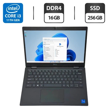 Ультрабук Dell Latitude 3420 / 14" (1920x1080) IPS / Intel Core i3-1115G4 (2 (4) ядра по 4.1 GHz) / 16 GB DDR4 / 256 GB SSD / Intel UHD Graphics / WebCam / LTE / Windows 11 Pro б/у