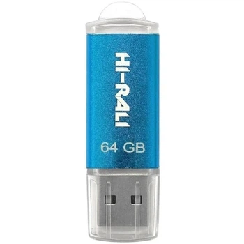 Флеш накопичувач USB 64Gb Rocket, Blue, USB 3.0 (HI-64GB3VCBL) Hi-Rali (teh0029110)