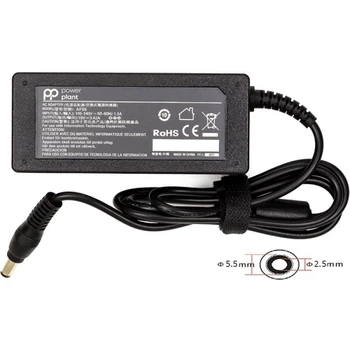 Адаптер питания для ноутбуков Asus 19V, 3.42A, 65W, 5.5x2.5 (AS65F5525) PowerPlant (teh0028755)