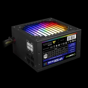 Блок питания 500 Вт, VP-500 RGB, Black, полумодульный GameMax (teh0028889)