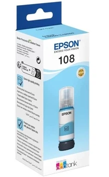 Чернила 108, Light Cyan, L8050/L18050, 70 мл (C13T09C54A) Epson (2000003485611)