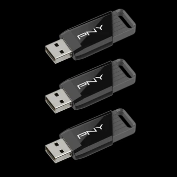 Флеш накопитель USB 128Gb Attaché X, Black, USB 3.2 Gen 1, до 130 МБ/с PNY (teh0029154)