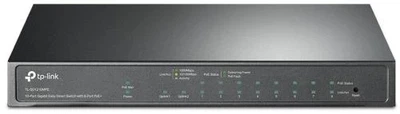 Коммутатор TL-SG1210MPE, Black, 9 x RJ45 10/100/1000 Мбит/с, 1 x SFP/RJ45 1000 Мбит/с TP-Link 000349485