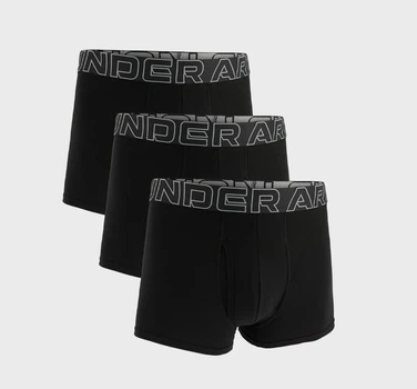 Набір трусів боксерів Under Armour Perf Cotton 3in(1383891-001) XL Чорний