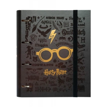 Папка-регистратор Harry Potter A4 4 кольца резинка (CAT0069)