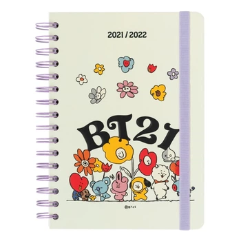 Календарь BT21 школьный планер 2021/2022 White (AGESVA52106)