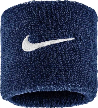 Напульсники Nike Swoosh Classic Wristbands 2PK сині спортивні банданки для контролю поту унісекс