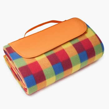 Ковдра для пікніка MBM HOME 130х160 см TH-37 ORANGE помаранчева